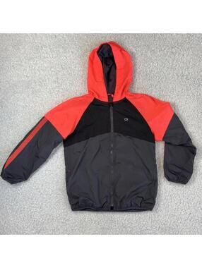GapFit Kids Youth Windbreaker Zip-Up Hooded Jacket w/ Pockets (size M) #TM225